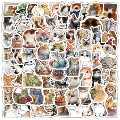 103 Cute Cat Stickers