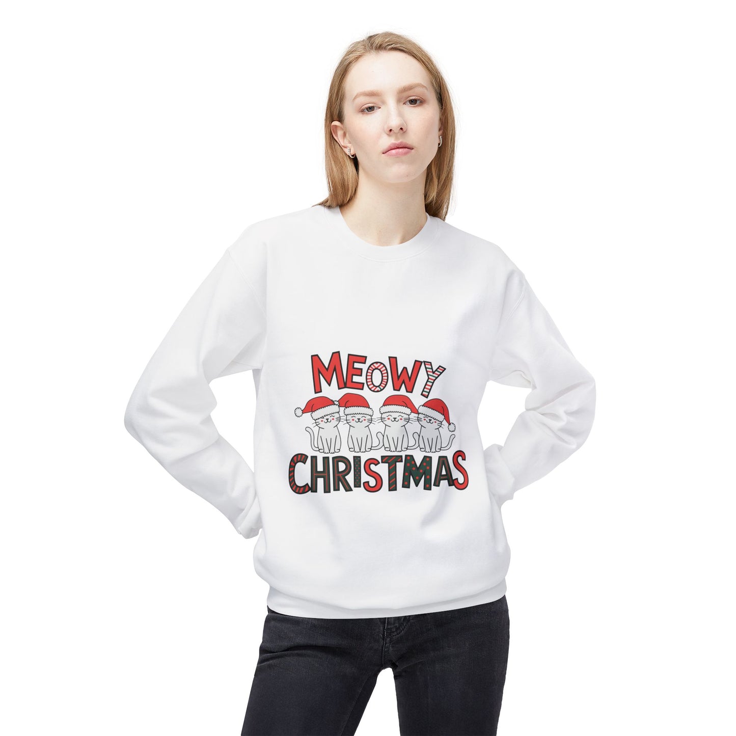 Meowy Christmas Sweatshirt