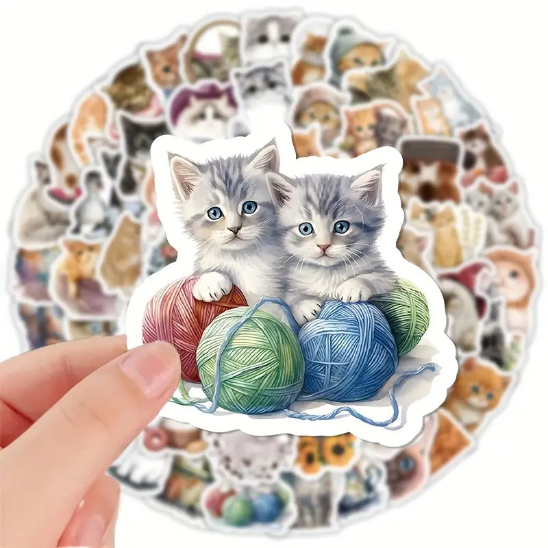 103 Cute Cat Stickers