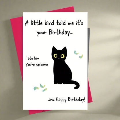 A Lil Bird Birthday Card