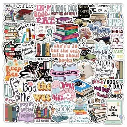 50 Bookish Stickers