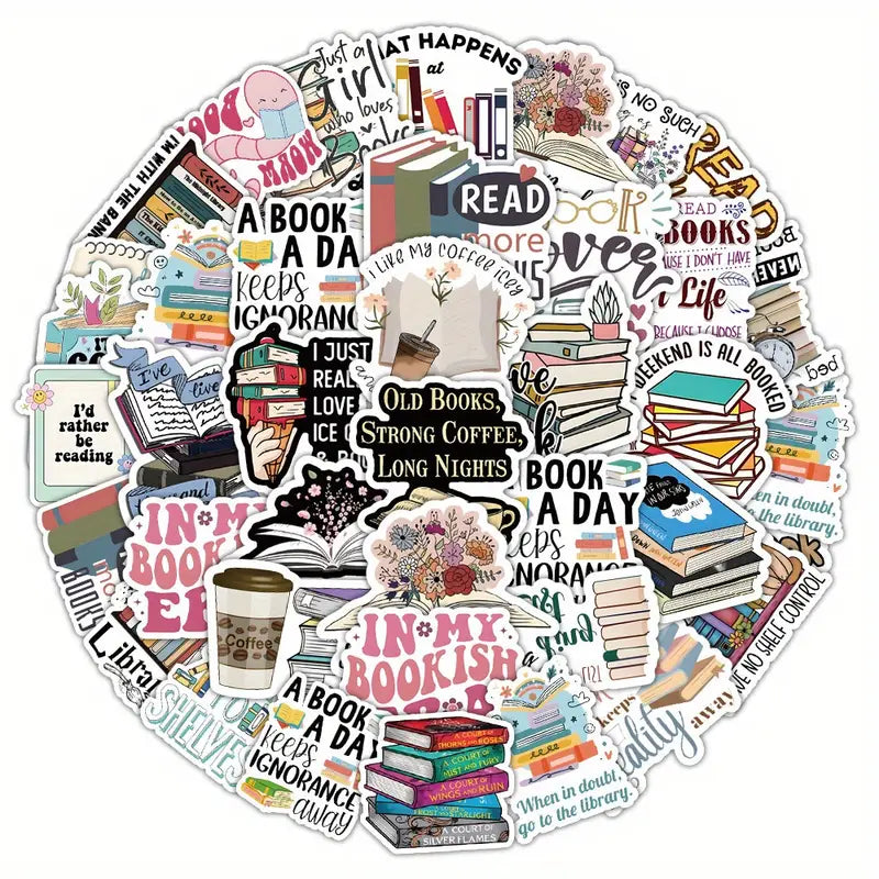 50 Bookish Stickers