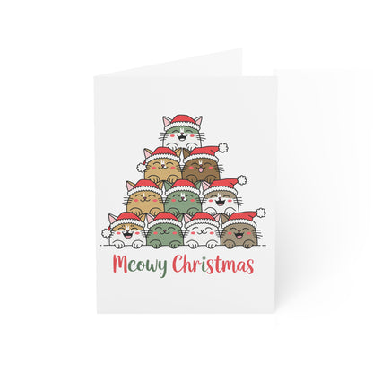 Meowy Christmas Greeting Cards