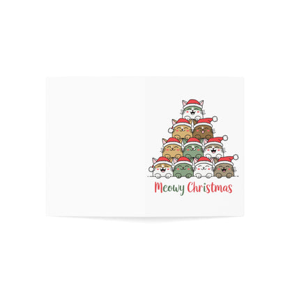 Meowy Christmas Greeting Cards