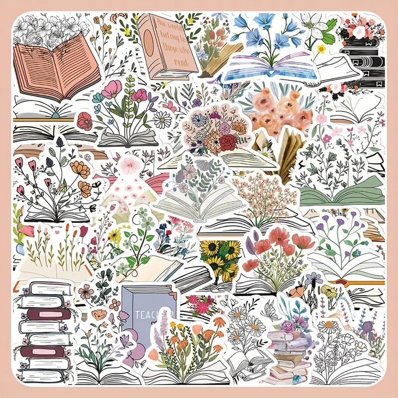 50 Enchanting Book Stickers