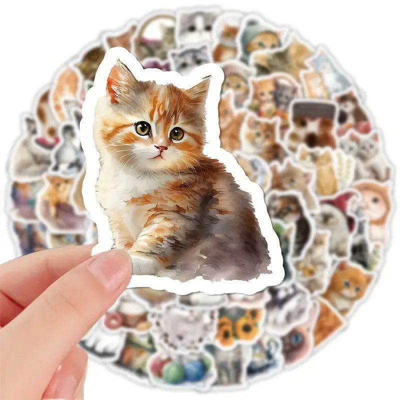 103 Cute Cat Stickers