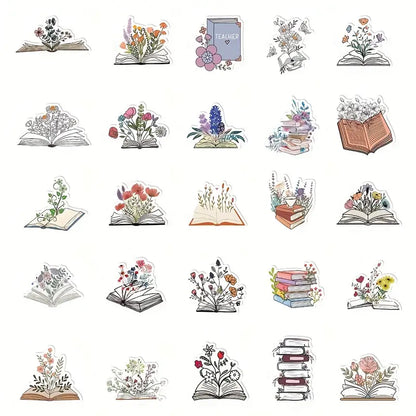 50 Enchanting Book Stickers