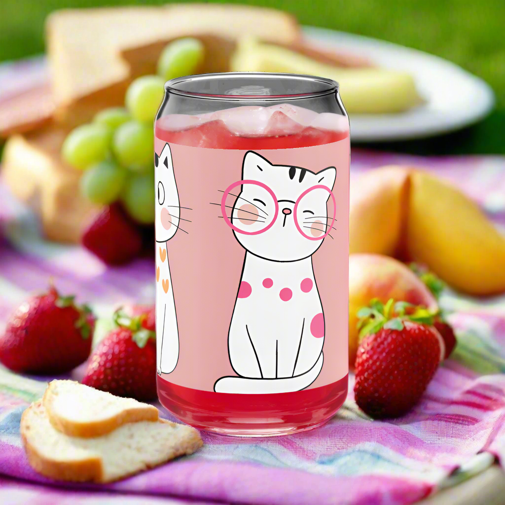 Purrfectly Playful 16oz Glass