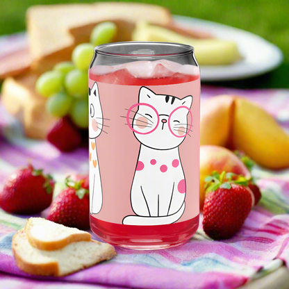 Purrfectly Playful 16oz Glass