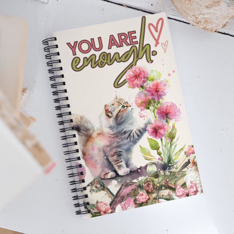 You Are Enough Spiral notebook®