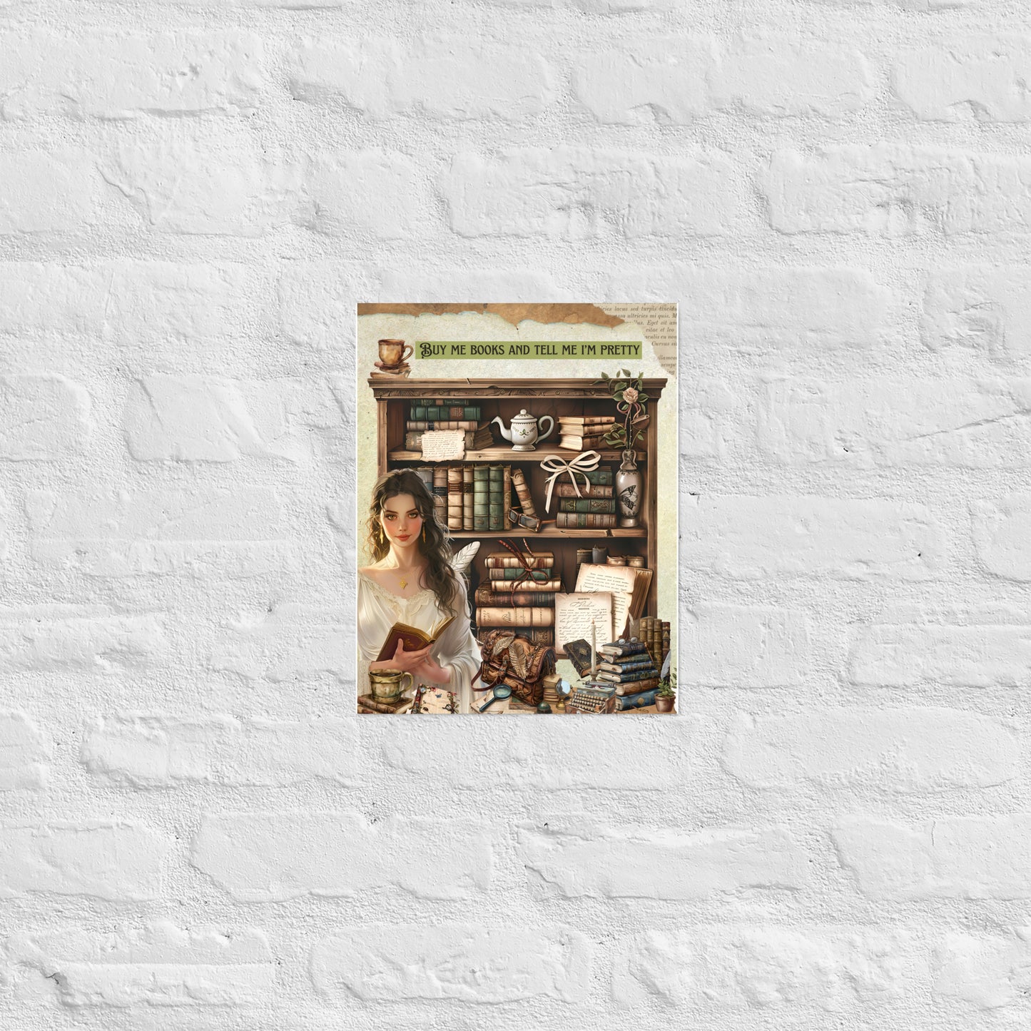 Enchanted Library Art Poster®