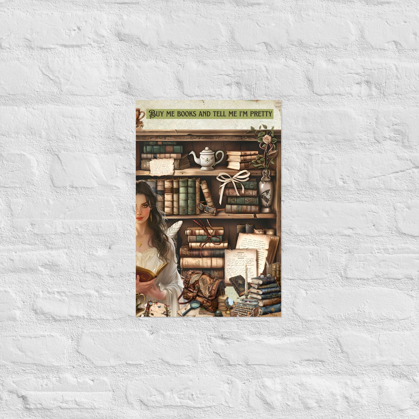 Enchanted Library Art Poster®