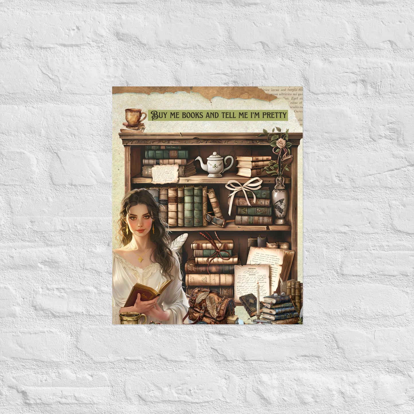 Enchanted Library Art Poster®