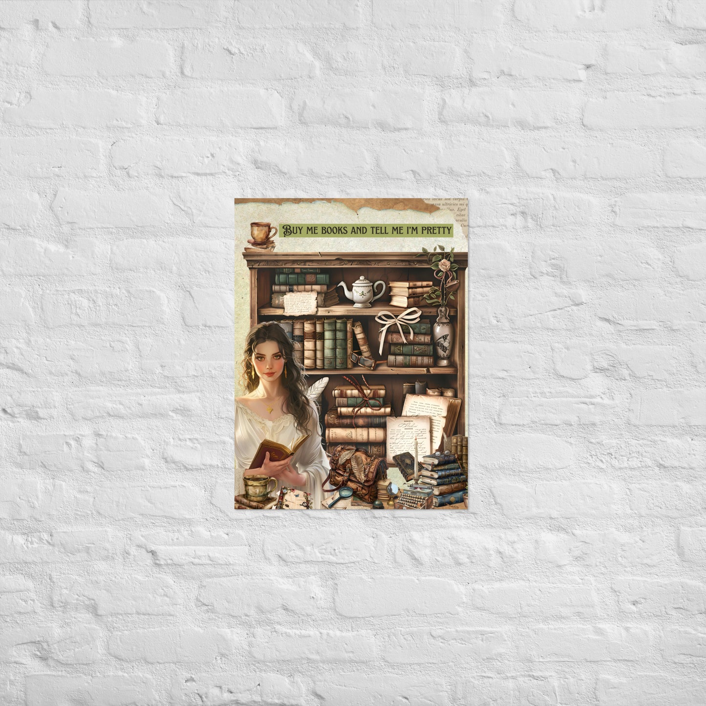 Enchanted Library Art Poster®