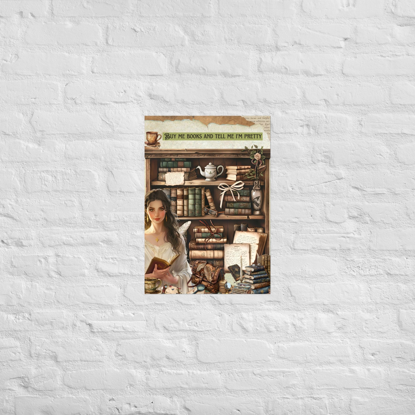 Enchanted Library Art Poster®