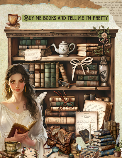 Enchanted Library Art Poster®