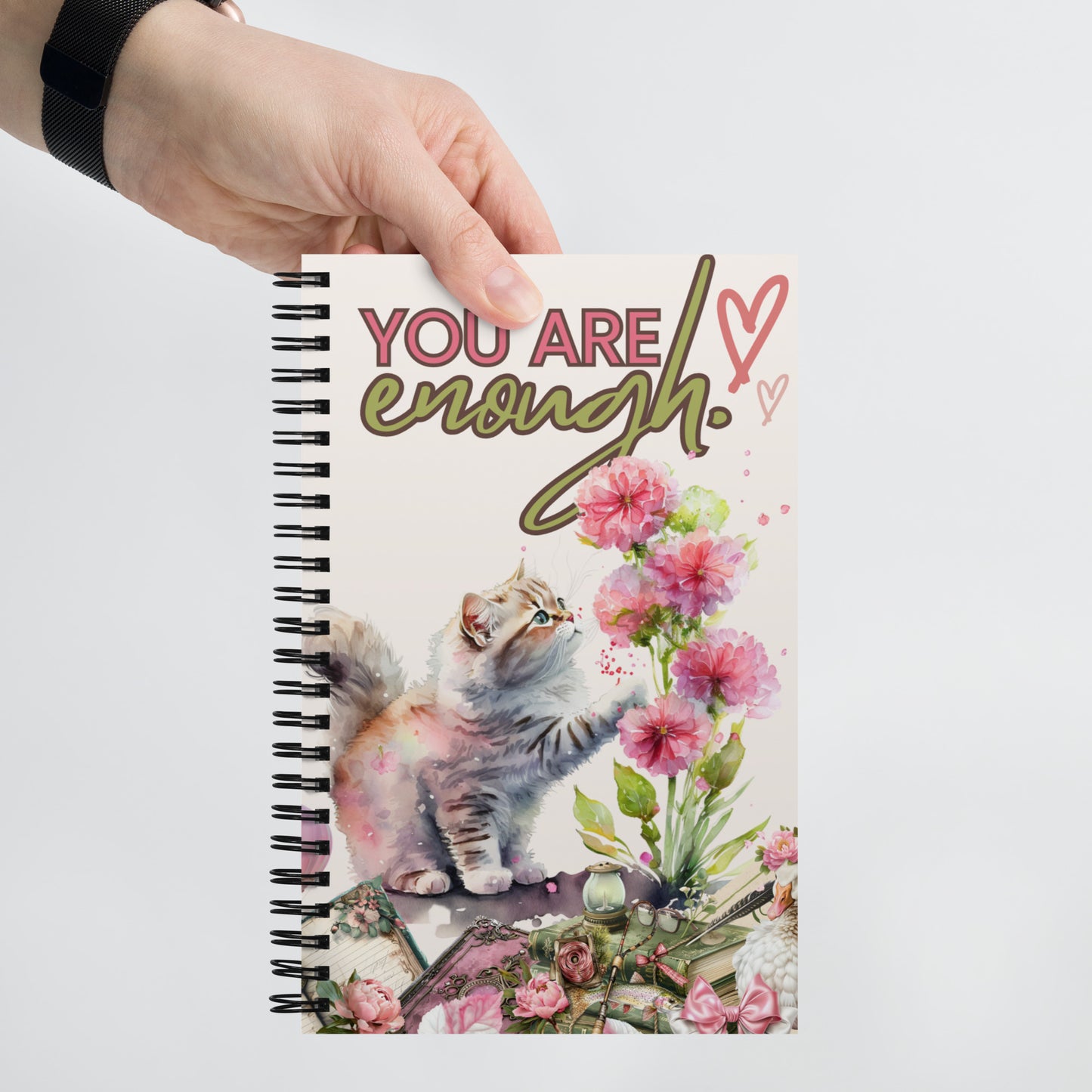 You Are Enough Spiral notebook®